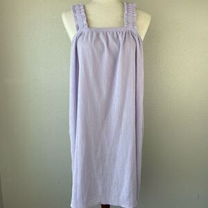 Olivia Sky Lavender Midi Dress Size L EUC